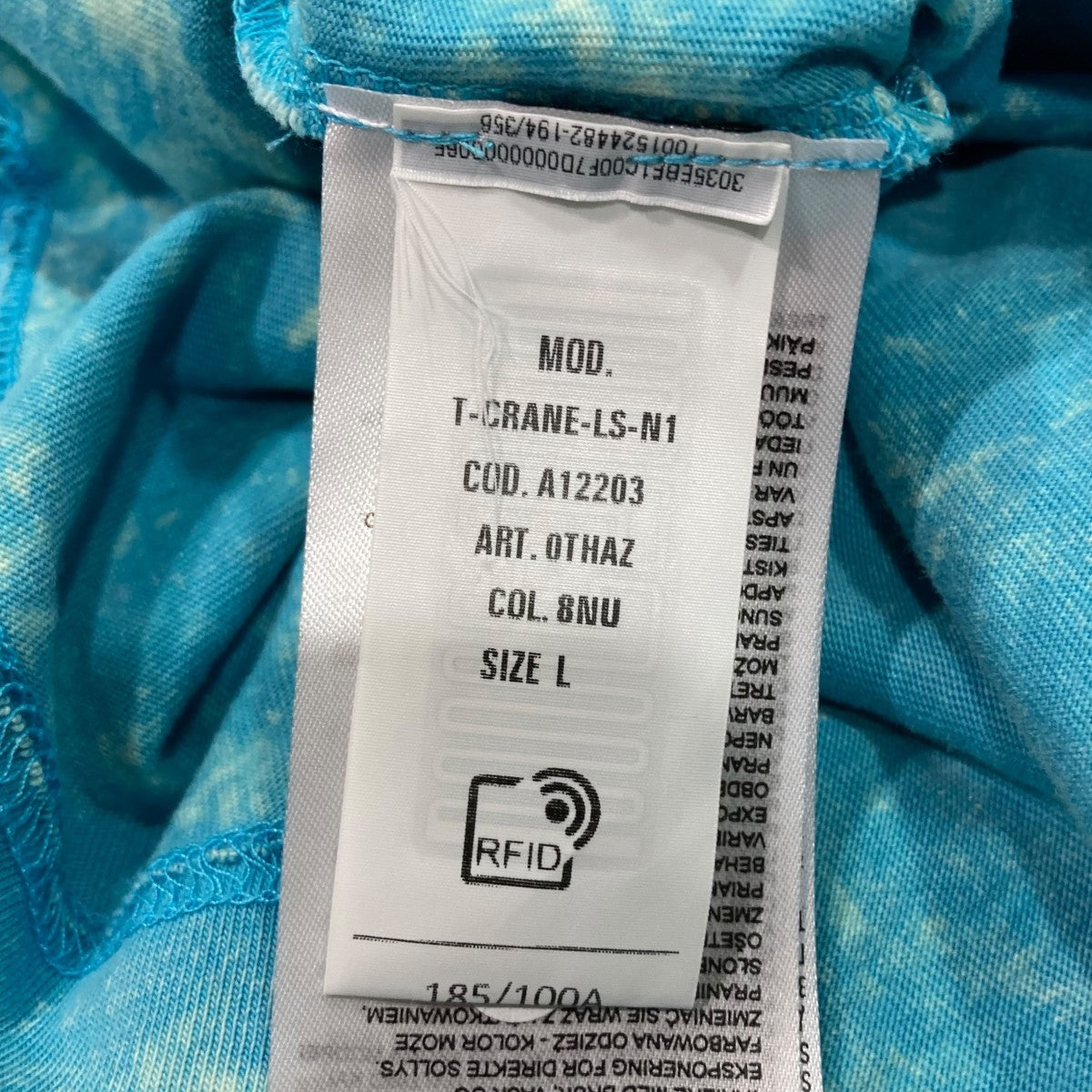 DIESEL ヴィンテージ加工長袖TシャツT-CRANE-LS-N1 古着・中古-5枚目のアイテム画像