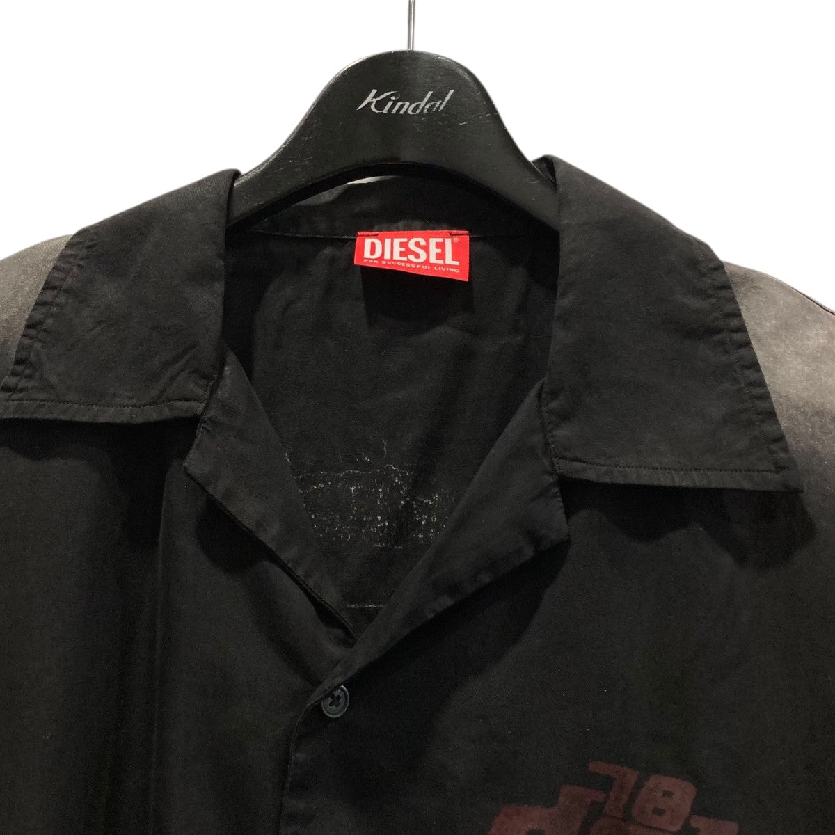 DIESEL フェード加工半袖シャツS-ELLY 古着・中古-3枚目のアイテム画像