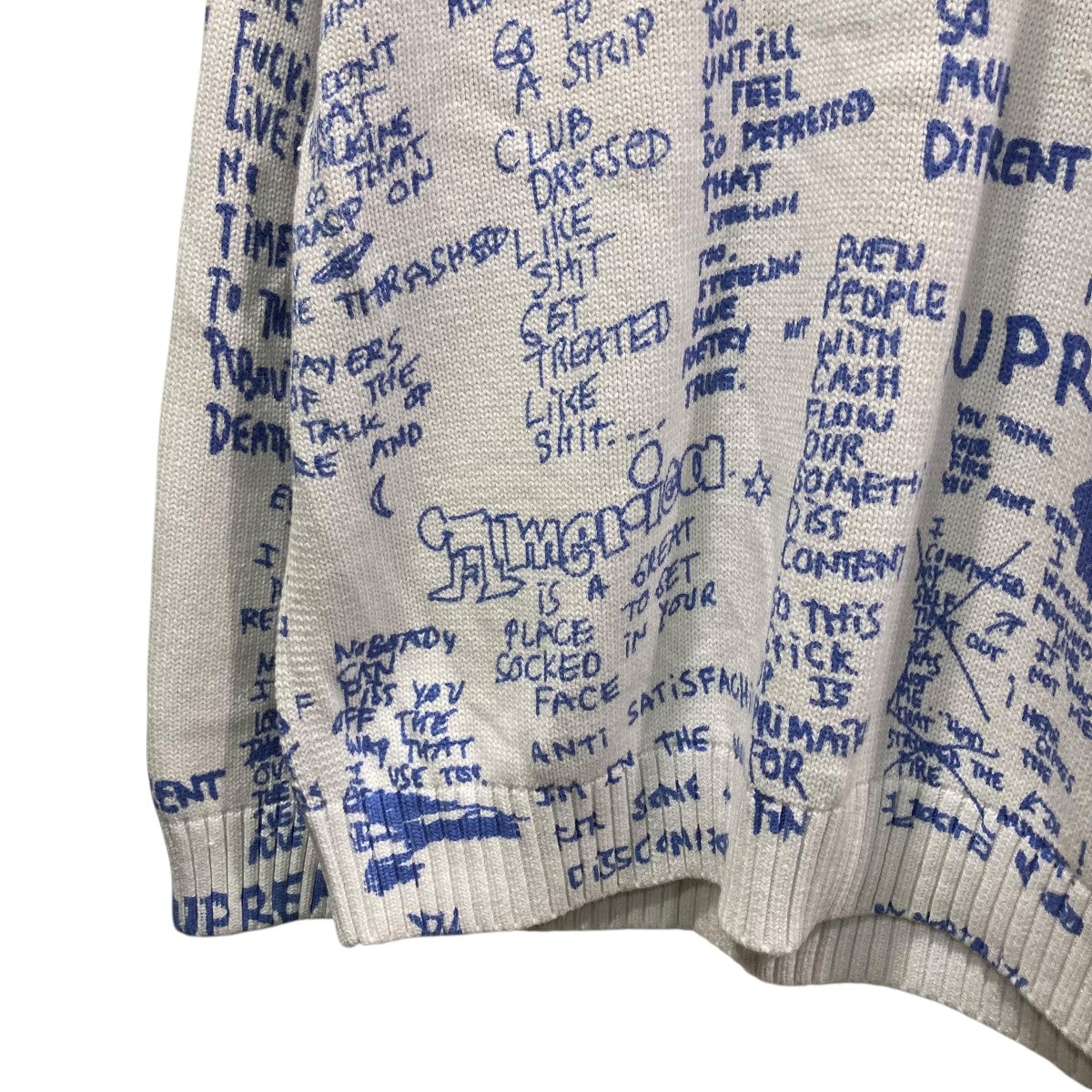 Supreme(シュプリーム) Gonz Poems Sweaterゴンズポエムニット