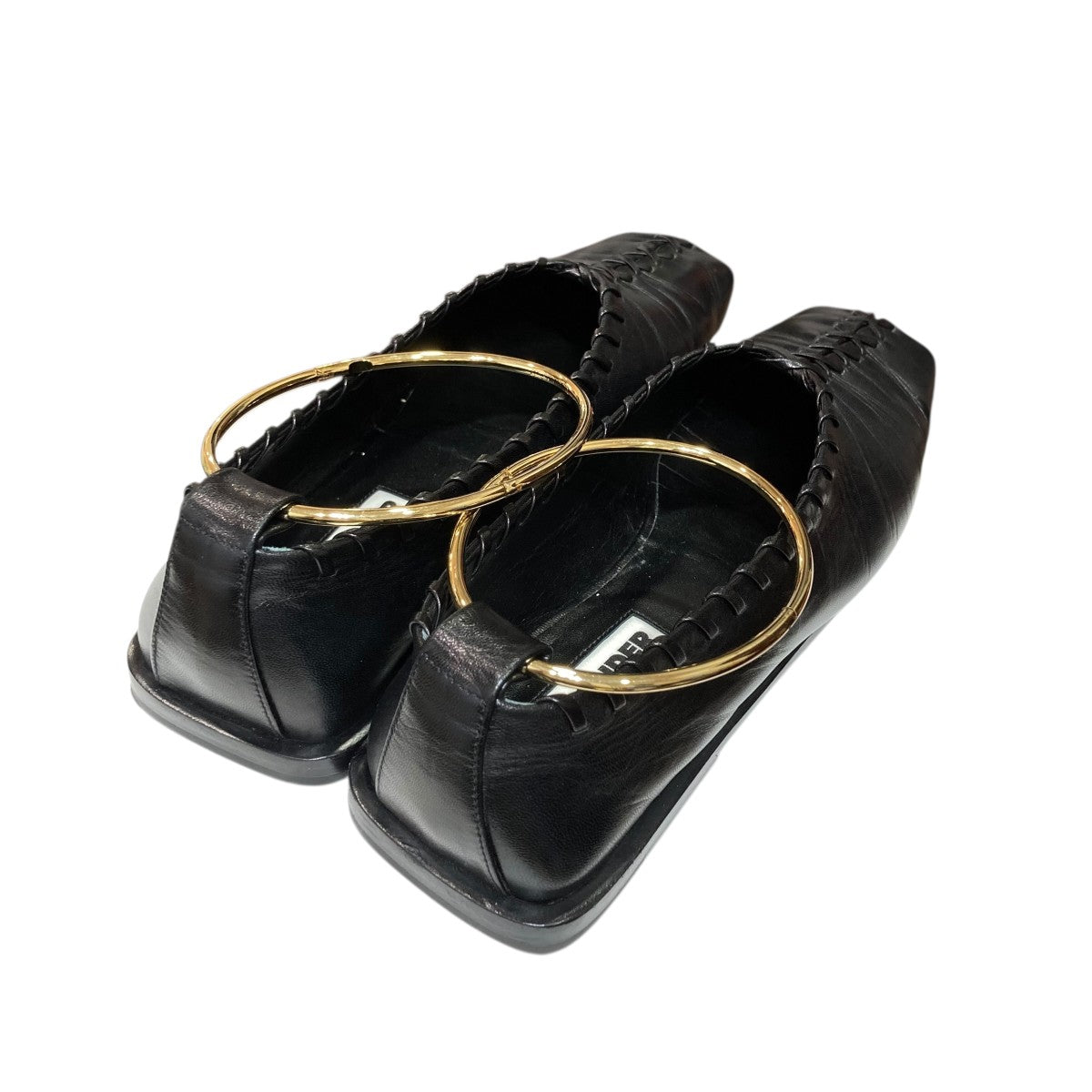 【新品未使用】JIL SANDER バレリーナ ブラック 39 バレエシューズ JIL SANDER - 新品未使用ジルサンダーバレリーナシューズ 辺見