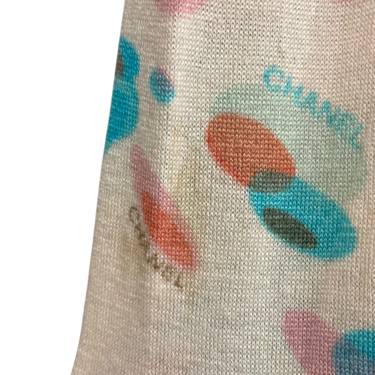 CHANEL 総柄ニット 古着・中古-5枚目のアイテム画像