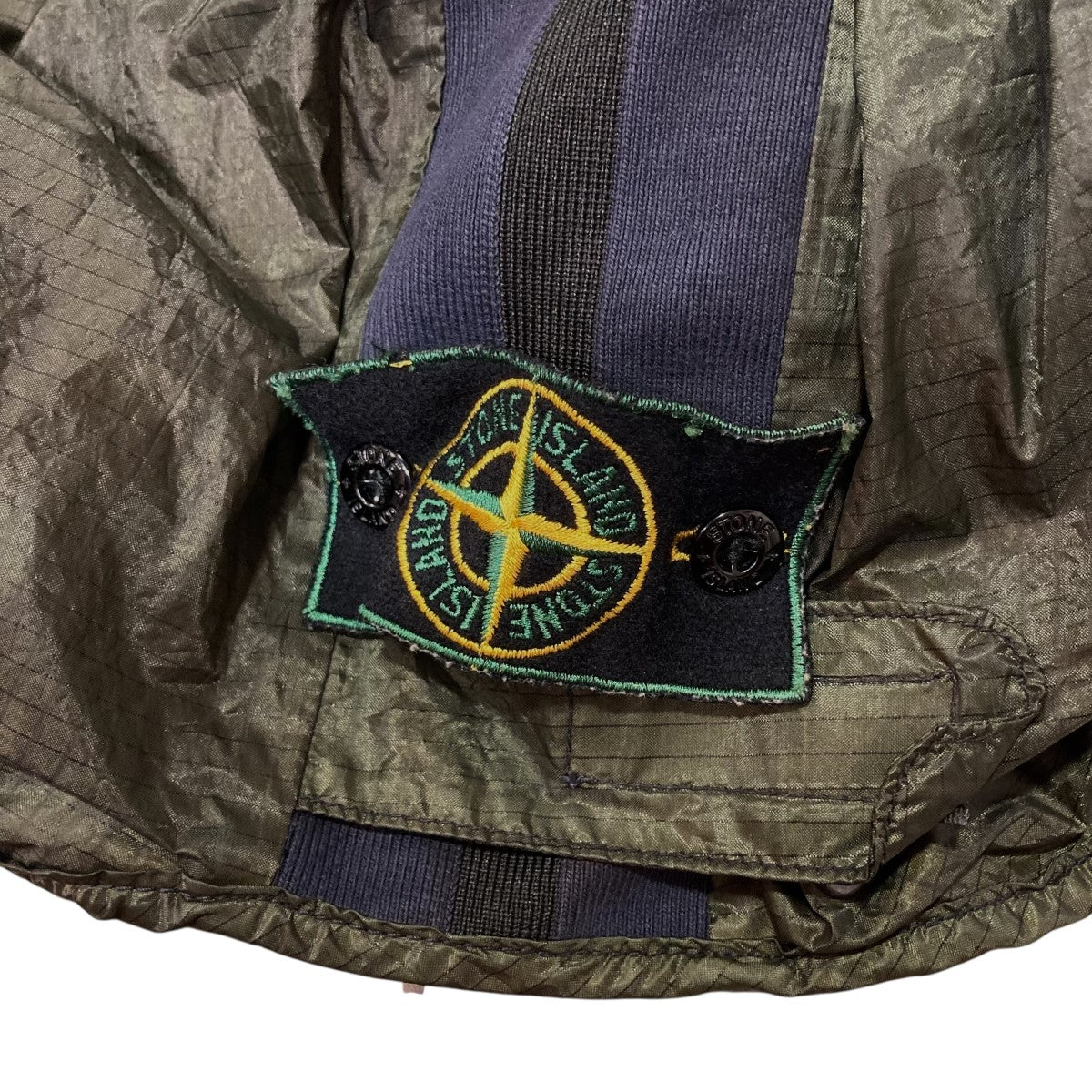 ストーンアイランド　グリーンエッジ　90s ワッペンなし STONE ISLAND(ストーンアイランド) 80's ~ 90's 