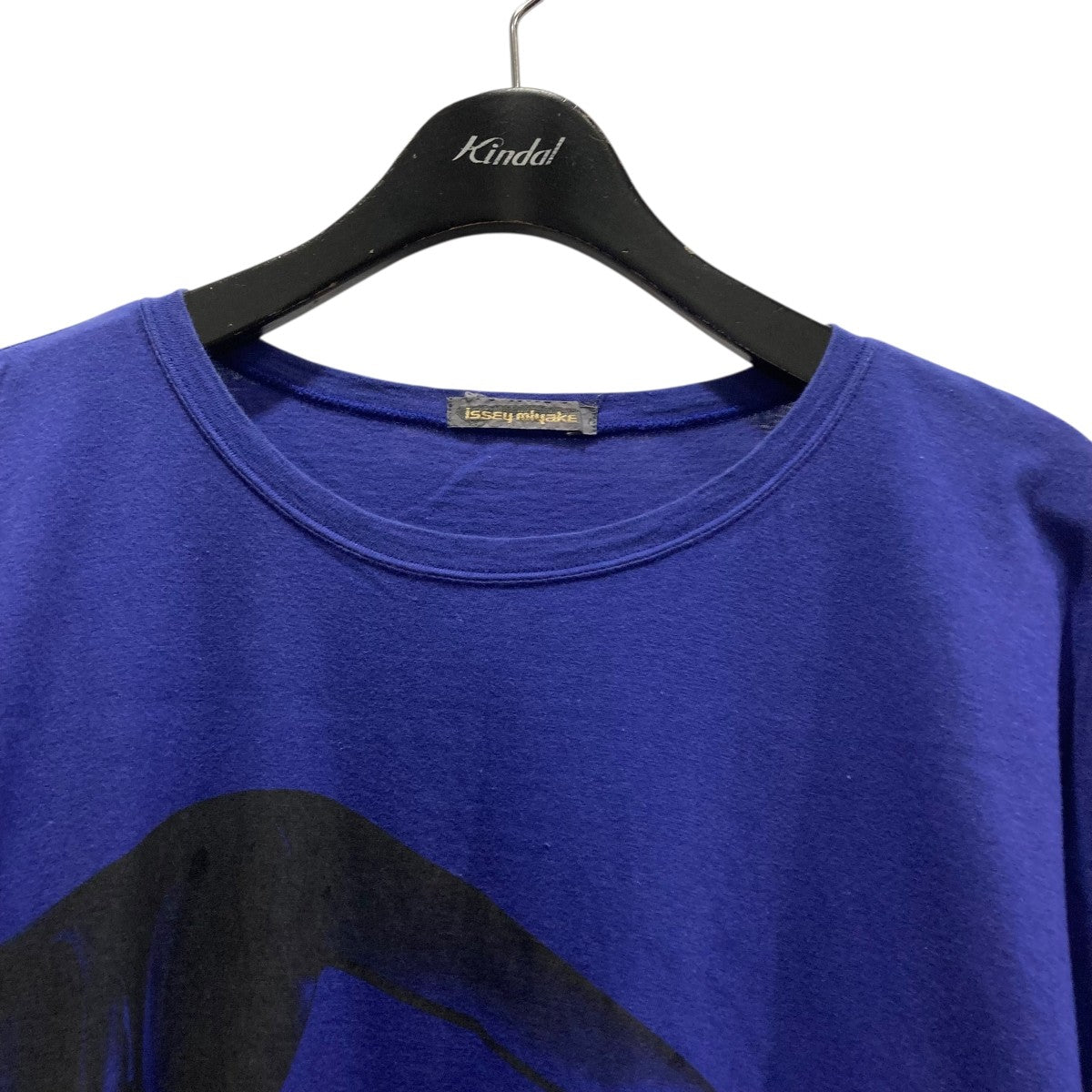 ISSEY MIYAKE MEN(イッセイミヤケ) 80'sプリントTシャツ ブルー