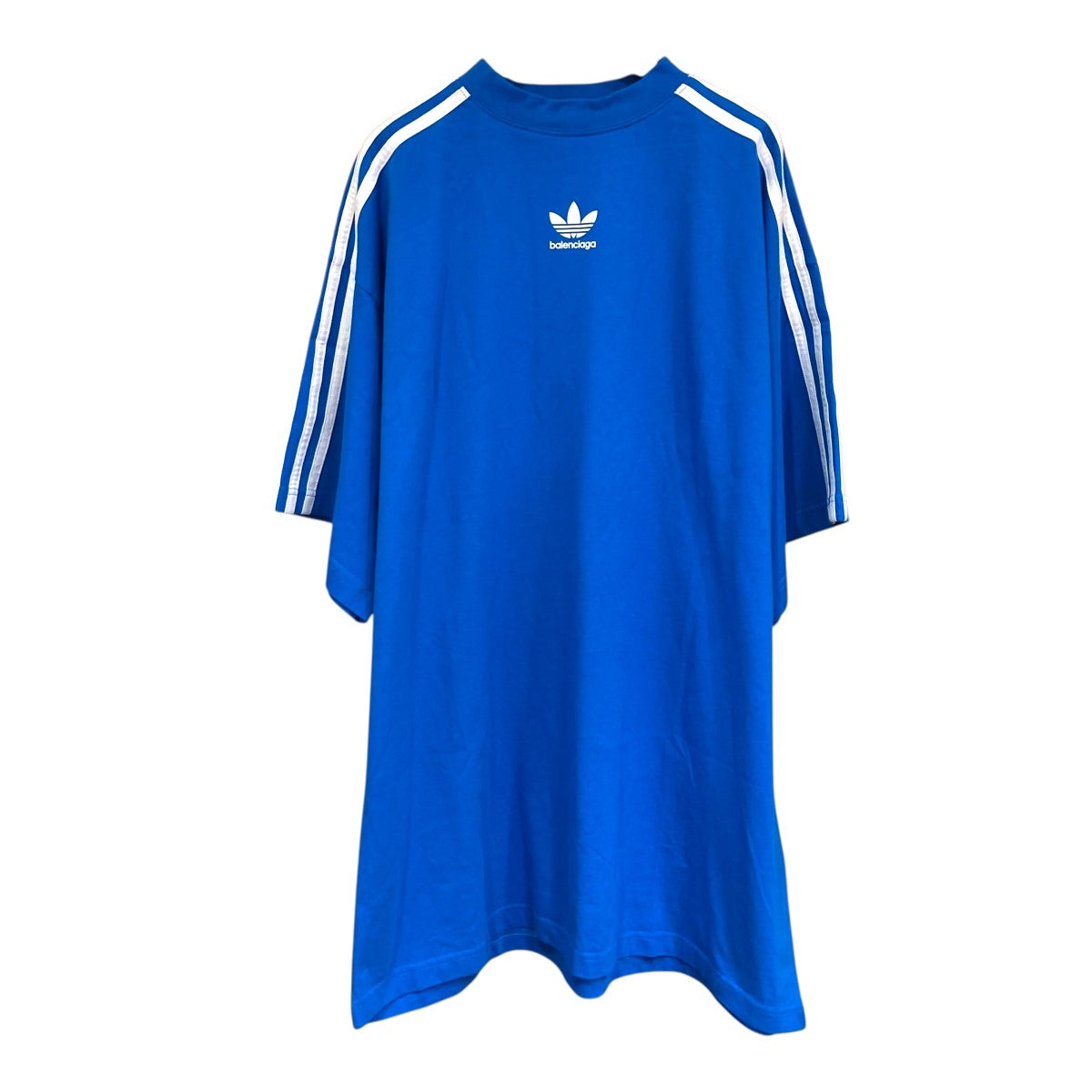 BALENCIAGA×adidas ロゴプリントスリーラインTシャツ739101 古着・中古-1枚目のアイテム画像