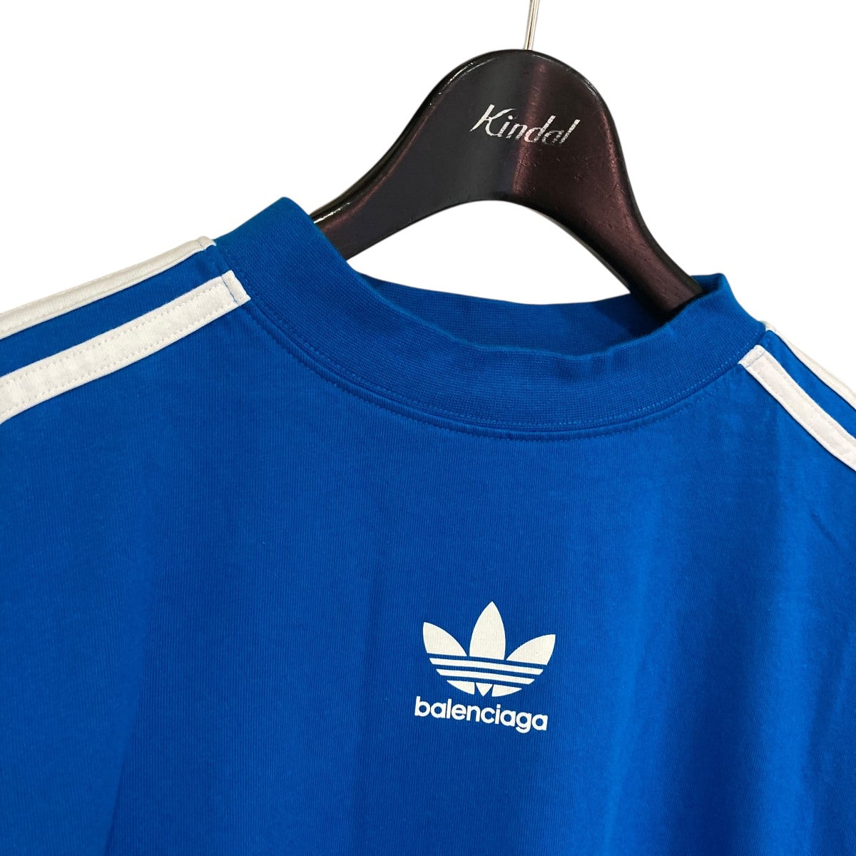 BALENCIAGA×adidas ロゴプリントスリーラインTシャツ739101 古着・中古-3枚目のアイテム画像