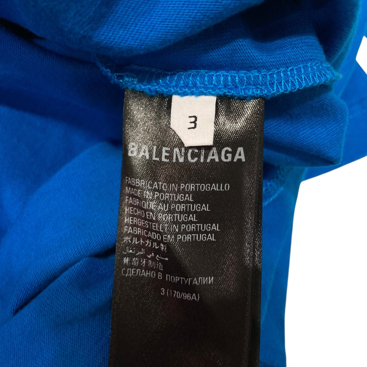 BALENCIAGA×adidas ロゴプリントスリーラインTシャツ739101 古着・中古-5枚目のアイテム画像