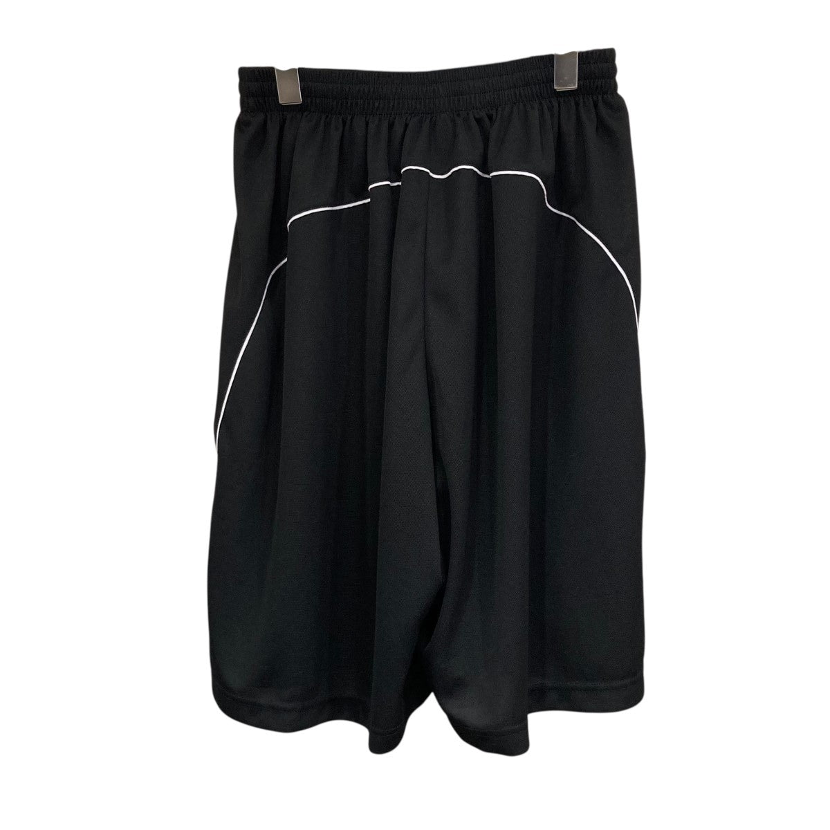 BALENCIAGA ブラック デニム ハーフパンツ BALENCIAGA×adidas Baggy Shorts Soft Denim バレンシアガ