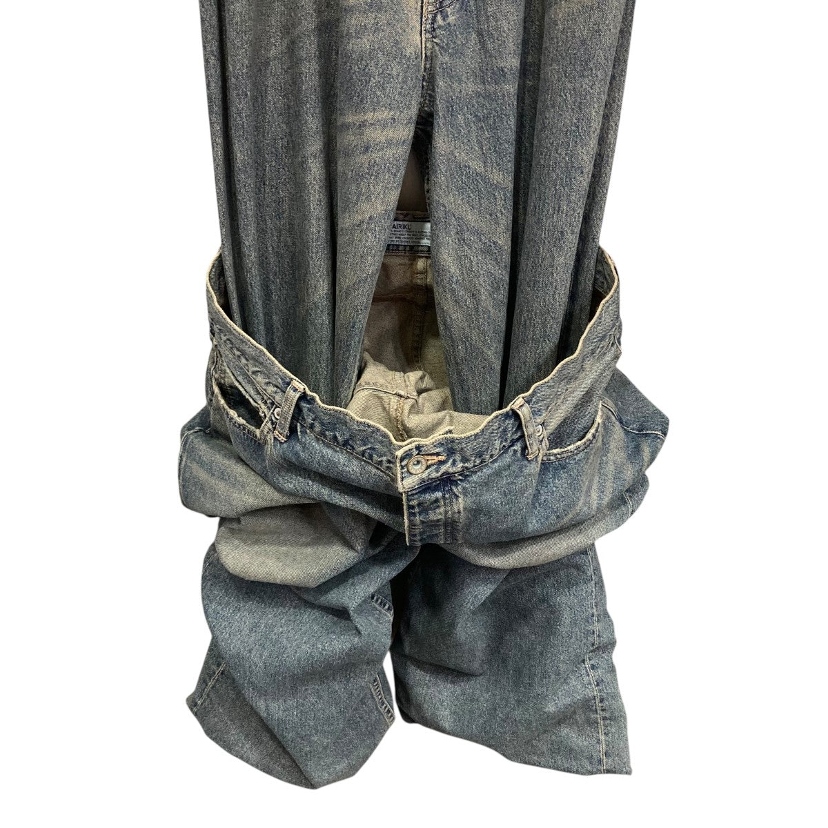 25SSDocking Wide＆Straight Denim Pantsドッキングデニムパンツ25SS DNM5