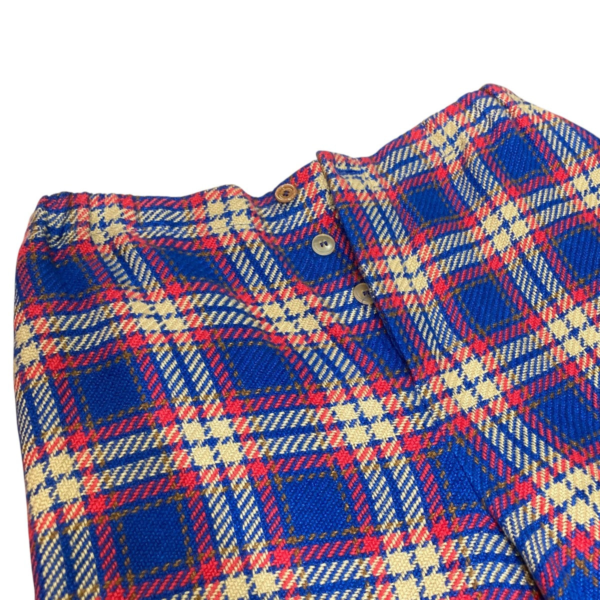 GUCCI マリン刺繍チェックハーフパンツ630590 古着・中古-3枚目のアイテム画像