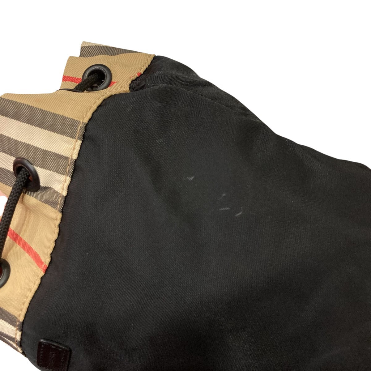 BURBERRY(バーバリー) ノヴァチェック巾着バッグ ROPELFIO71SEB
