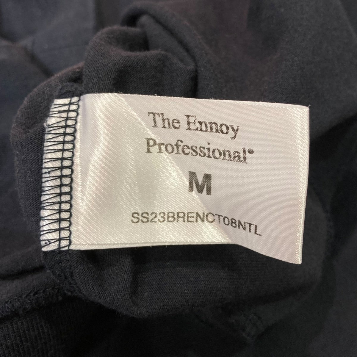 THE ENNOY PROFESSIONAL Hem Rib Tee半袖カットソーSS23BRENCT08NTL 古着・中古-6枚目のアイテム画像