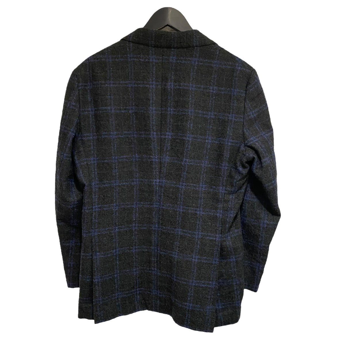 エディフィス×ロロピアーナ テーラードジャケット ネイビー チェック 44 Loro Piana ジャケット ロロピアーナ LoroPiana Super130`s