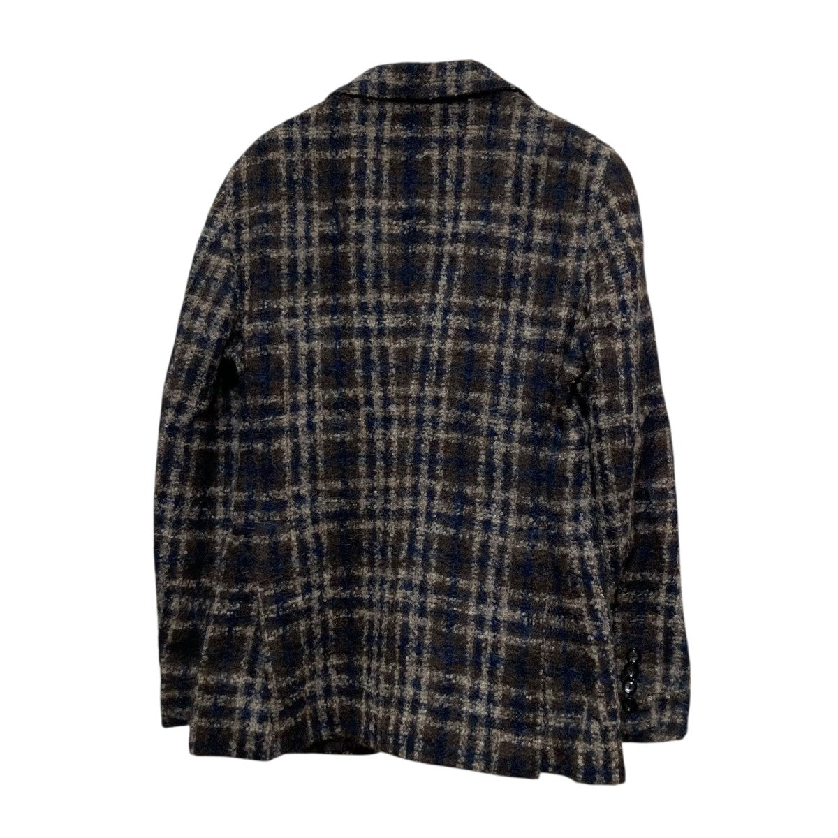 TAGLIATORE(タリアトーレ) チェックテーラードジャケット ブラウン