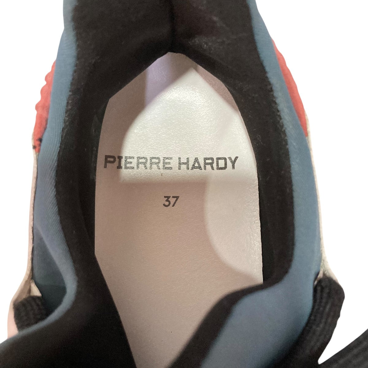 Pierre Hardy ピエールアルディ レディース スニーカー 37 PIERRE HARDY(ピエールアルディ) スニーカー ピンク×ネイビー