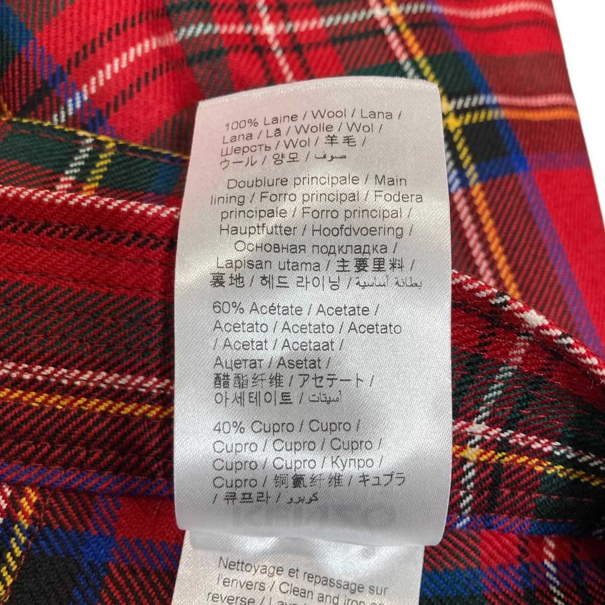 KENZO×KENZO LOCHCARRON Checked mini skirtタータンチェックミニ