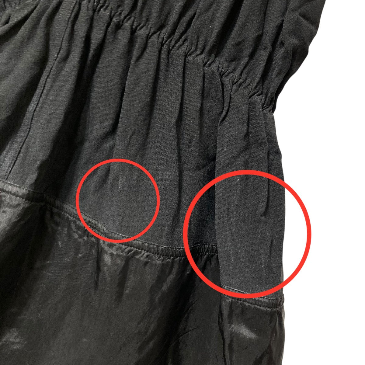 RICK OWENS(リックオウエンス) ギャザーノースリーブワンピース