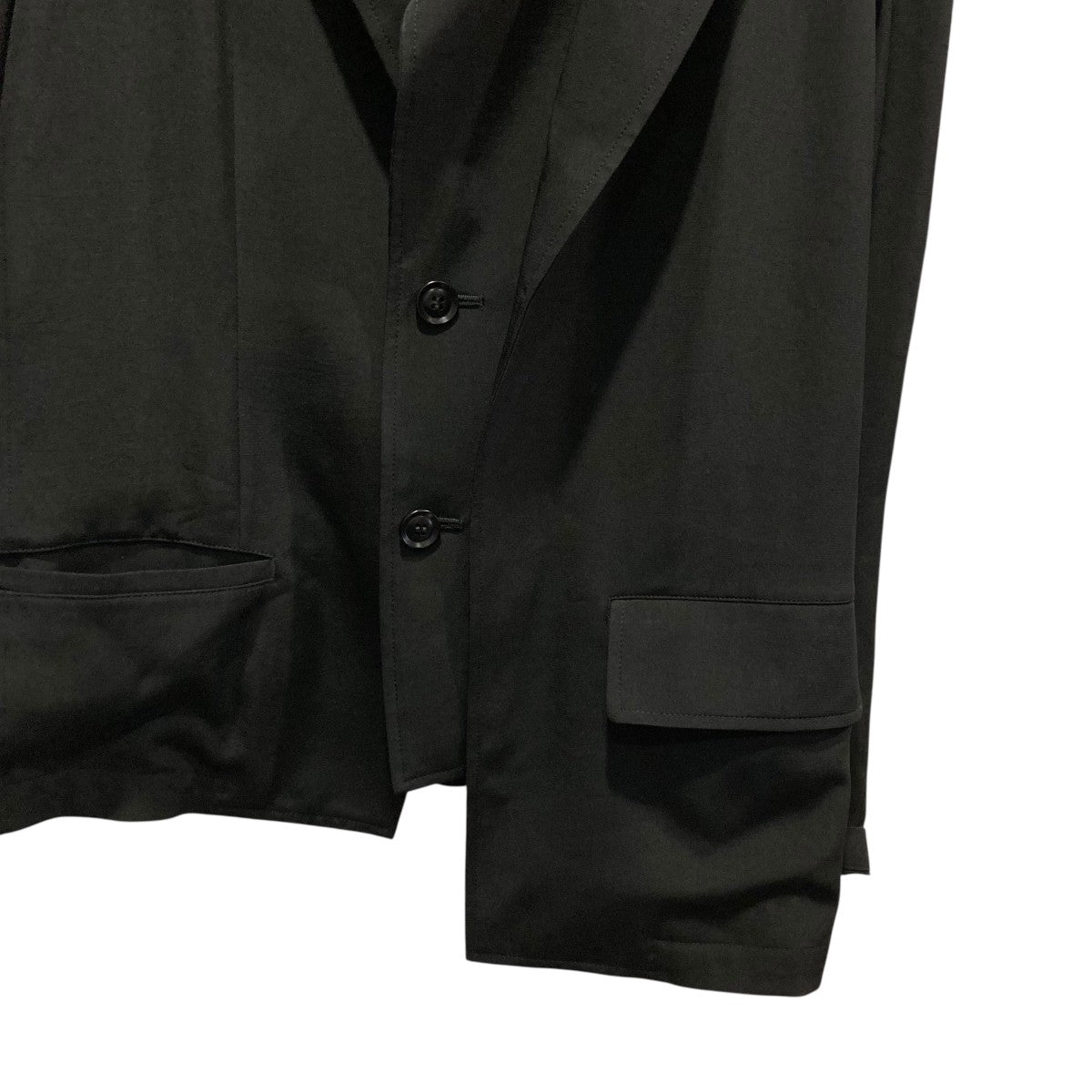 Y's(ワイズ) ｢CREPE de CHINE 2 LAYER JACKET｣レイヤード