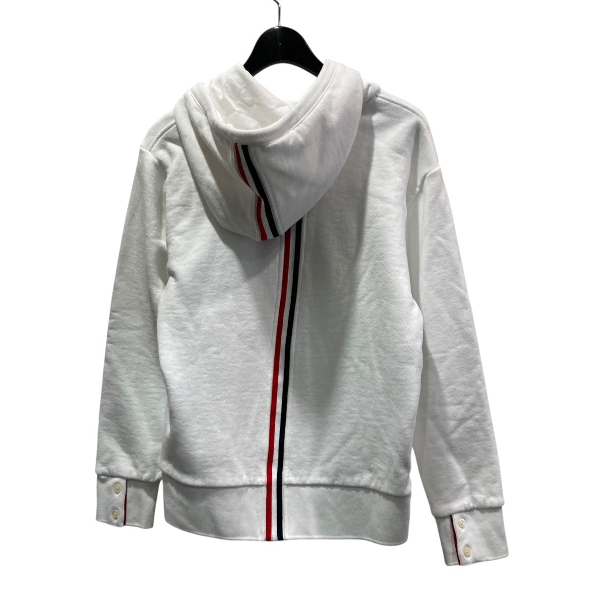 Thom Browne コットン ストライプ ジップアップ パーカー 三越伊勢丹 | THOM BROWNE/トムブラウン_men 通販 | 4-BAR