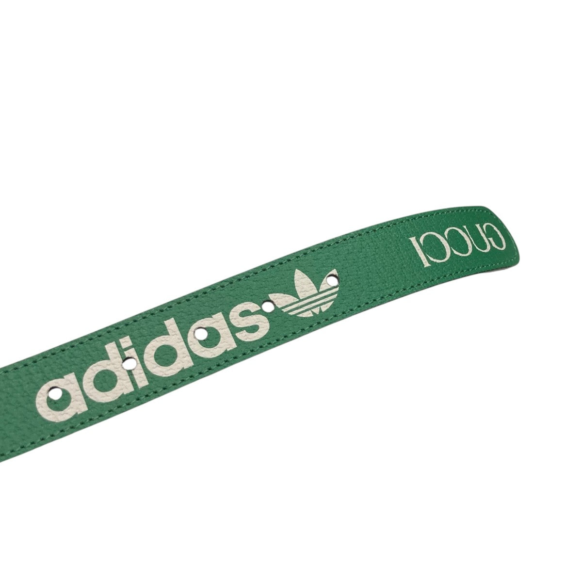GUCCI×adidas ロゴレザーベルト702277 702277 グリーン｜【公式