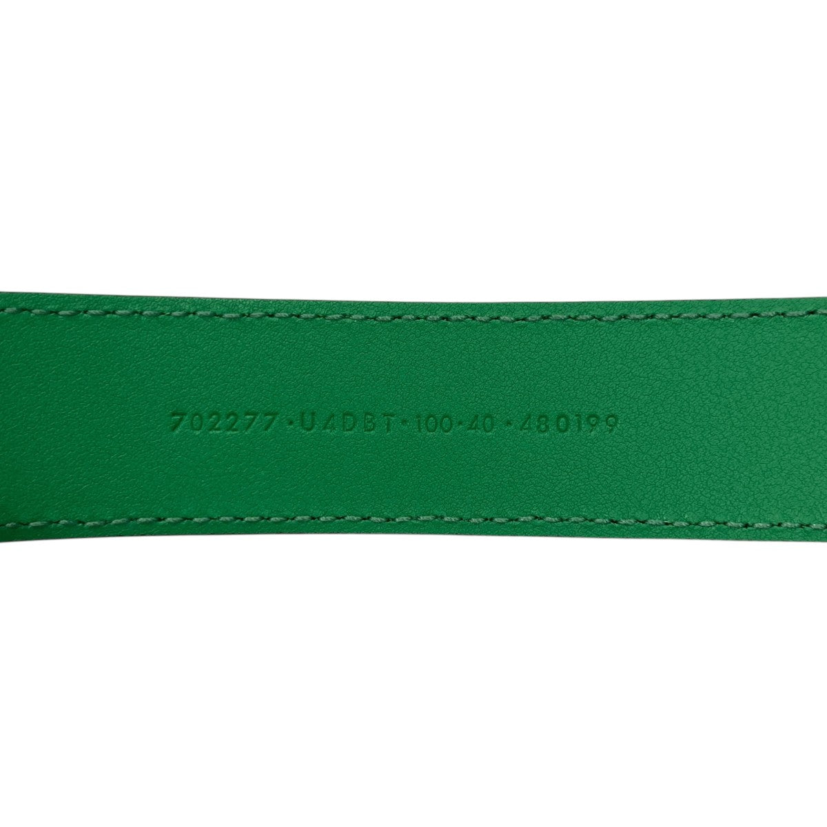 【GUCCI】GGロゴ レザー ベルト 緑 GUCCI×adidas ロゴレザーベルト702277 702277 グリーン｜【公式