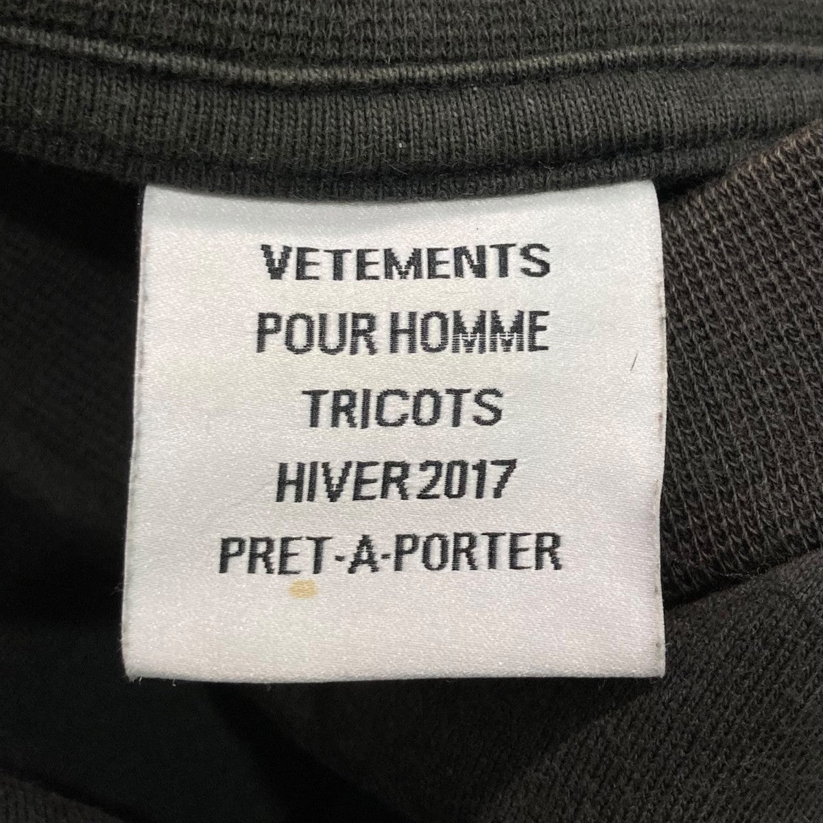 VETEMENTS バックスカルTシャツ 古着・中古-5枚目のアイテム画像