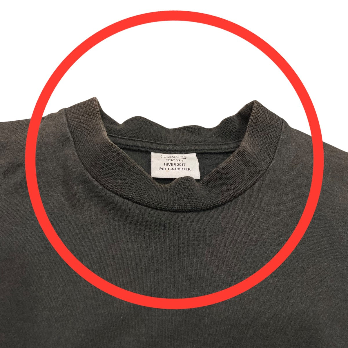 VETEMENTS(ヴェトモン) バックスカルTシャツ ブラック サイズ S