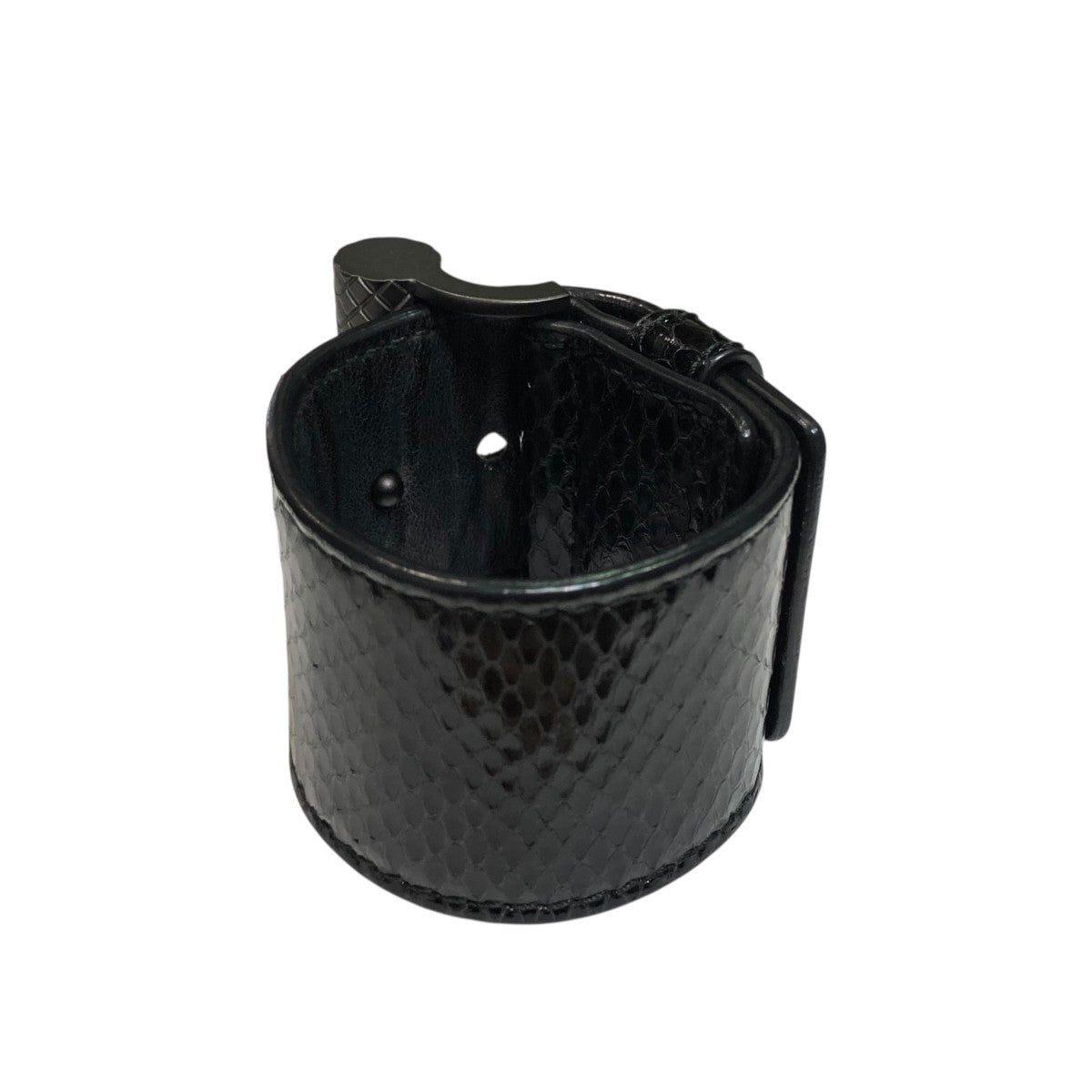❣️新品 ボッテガ❣️レザー製 ループ ブレスレット BOTTEGA VENETA(ボッテガヴェネタ) パイソンレザーブレスレット