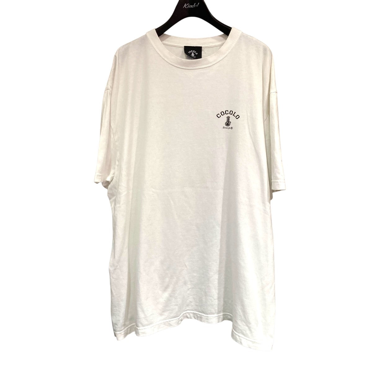 COCOLO(ココロ) バックスモークプリントTシャツ ホワイト サイズ