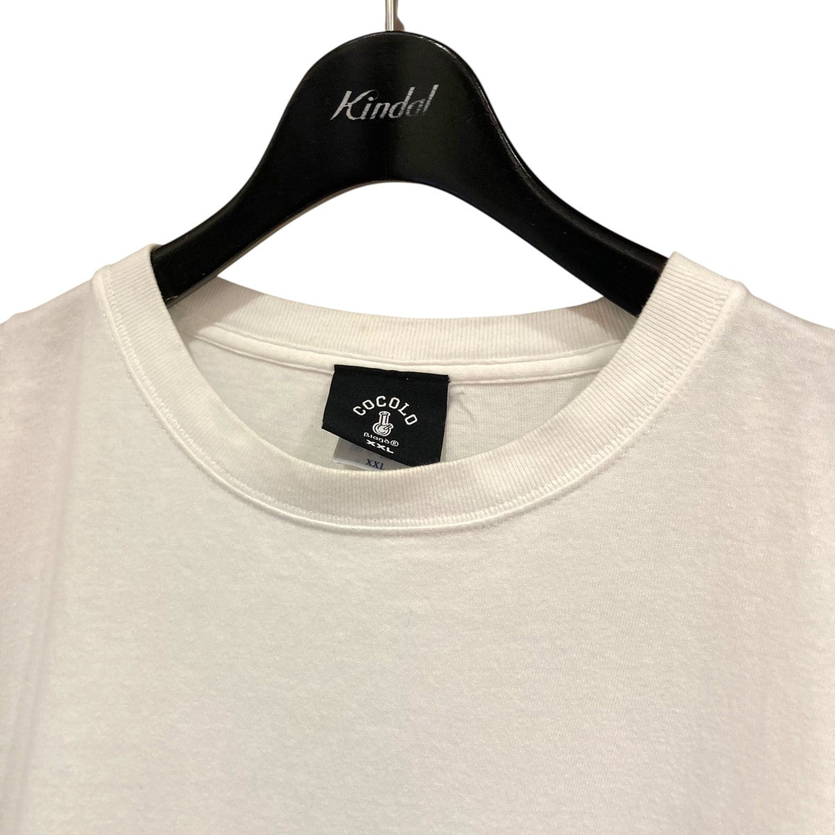 ココロ COCOLO(ココロ) バックスモークプリントTシャツ ホワイト サイズ