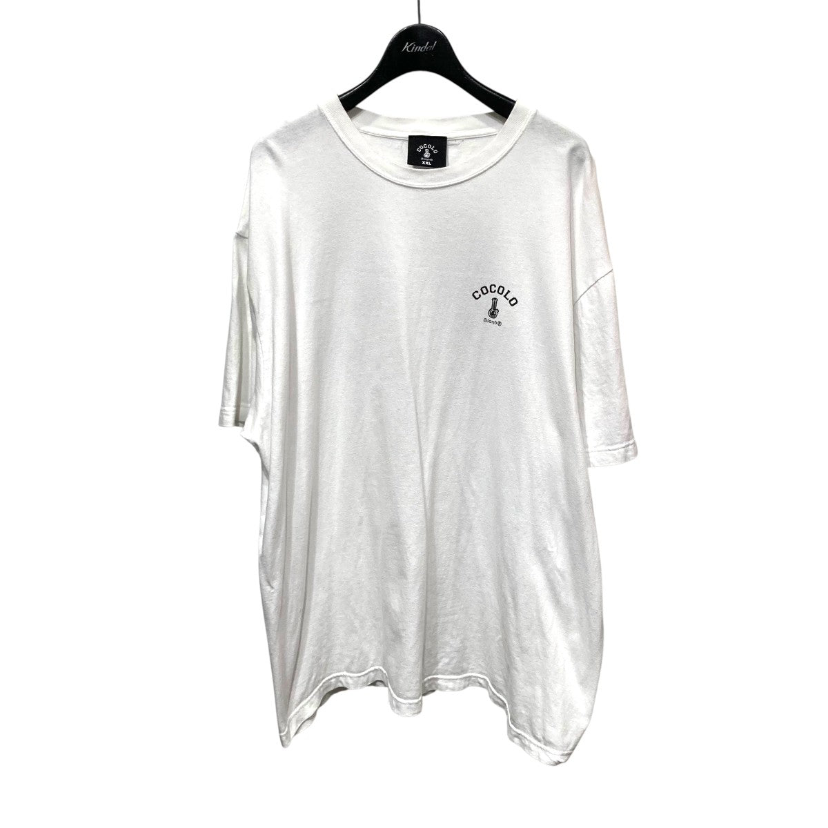 COCOLO(ココロ) バックスモークプリントTシャツ ホワイト サイズ