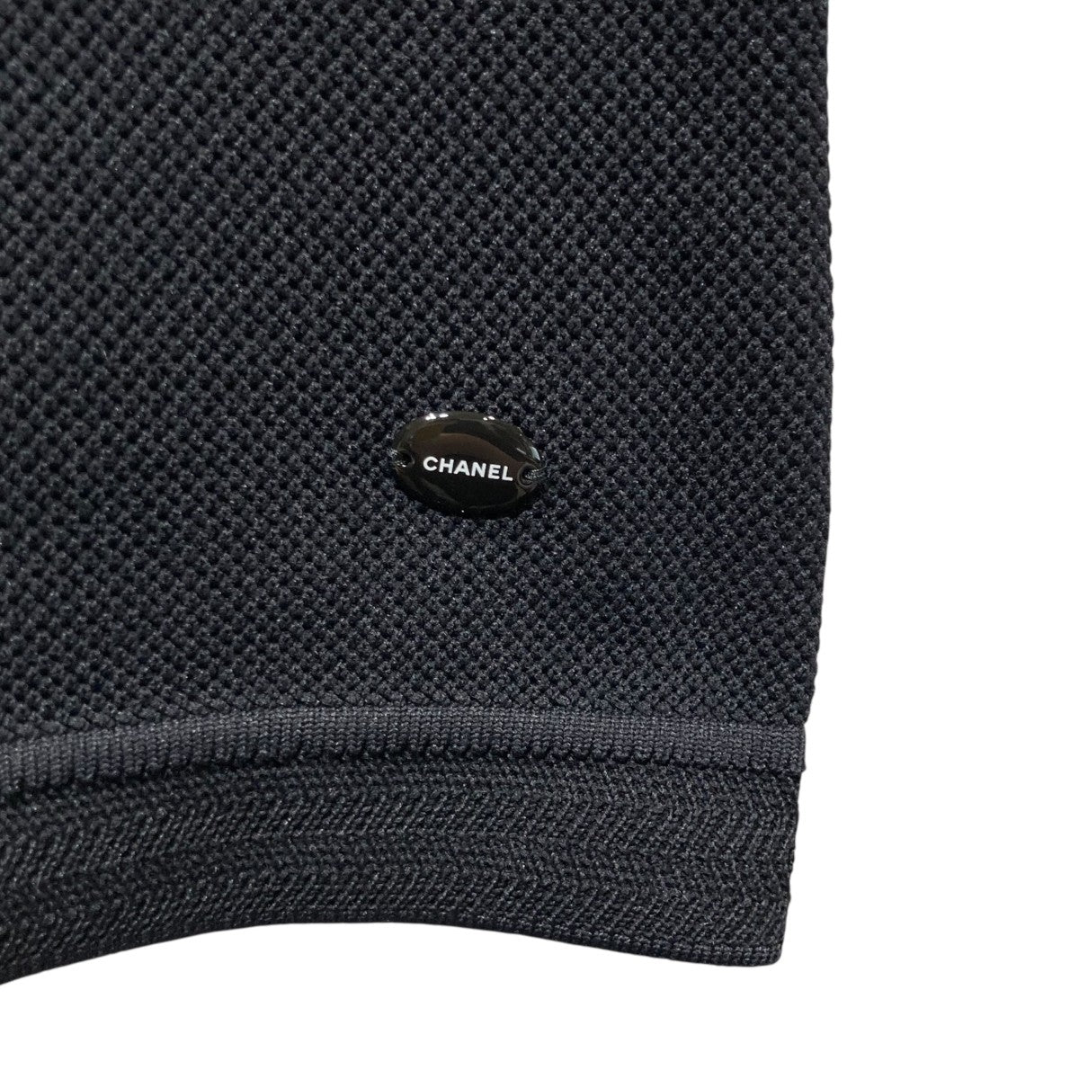 CHANEL 黒 ニットパンツ ボタン付き 楽天市場】CHANELシャネル P38987V28309 カシミヤ混ウール 裾CC