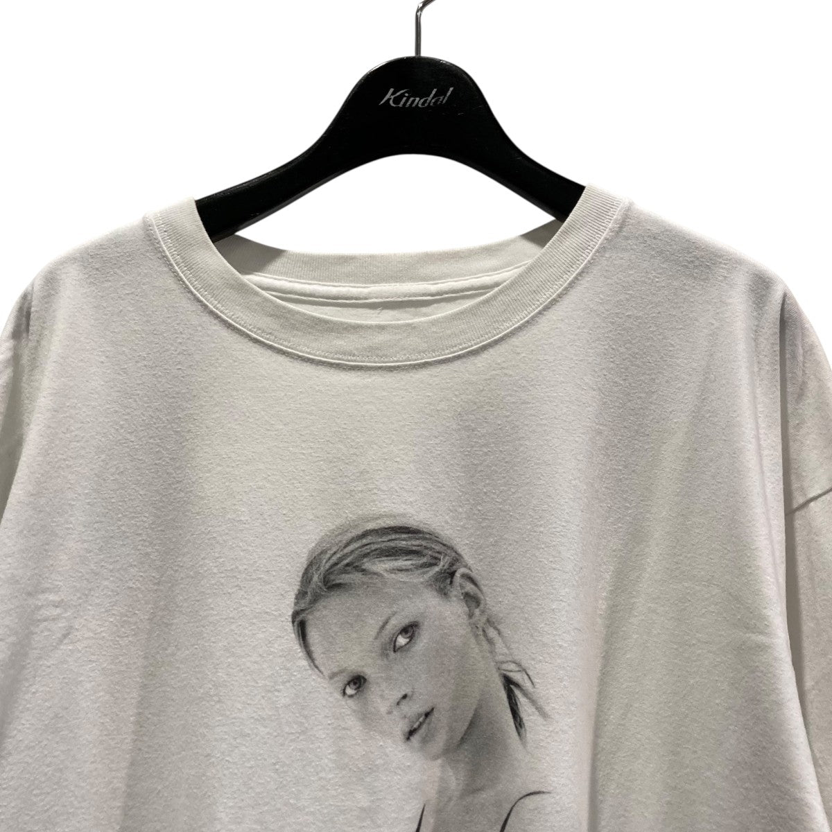 biotope Kate Moss by David Sims Photo T-shirtsケイトモスプリントＴシャツ 古着・中古-3枚目のアイテム画像