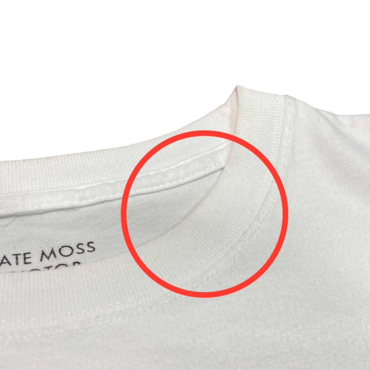 biotope Kate Moss by David Sims Photo T-shirtsケイトモスプリントＴシャツ 古着・中古-7枚目のアイテム画像
