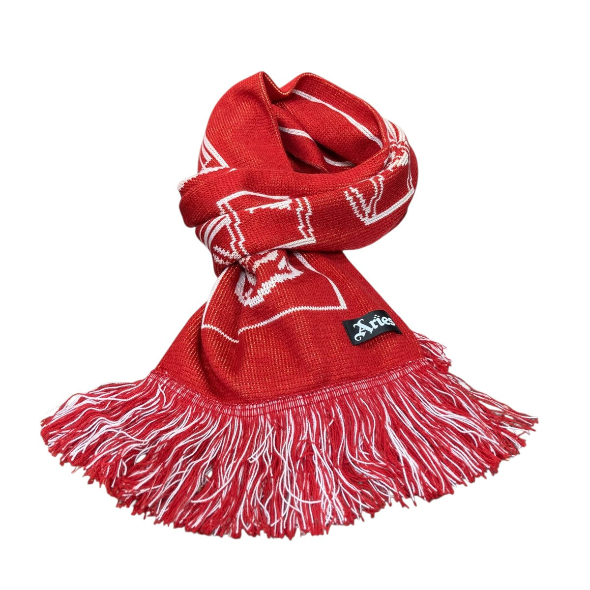 ARIES×ARSENAL 24AWCOLUMN LOGO SCARFロゴマフラー24098316000930 古着・中古-4枚目のアイテム画像
