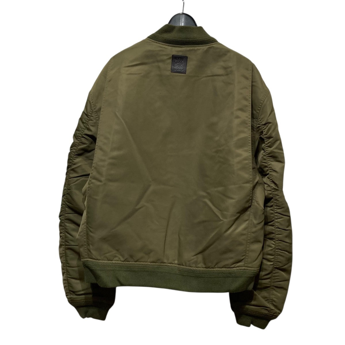 LOEWE 23AWオリーブグリーン　パッディド　ロングボンバージャケット 22688834_52790523_600.jpg