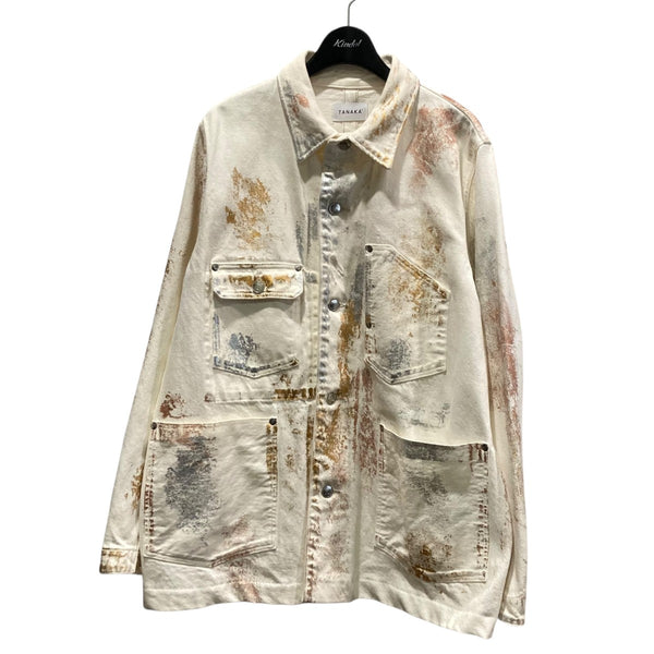 TANAKA(タナカ) THE WORK JEAN JACKETペイント加工デニムジャケットST