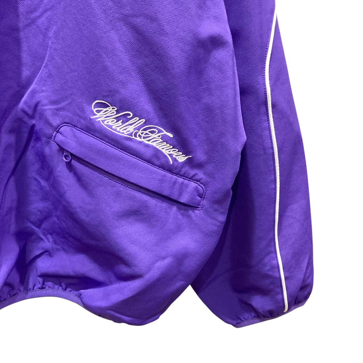 Nike x Supreme トラックジャケットパープル NIKE×Supreme ジップアップトラックジャケット HF9622-545