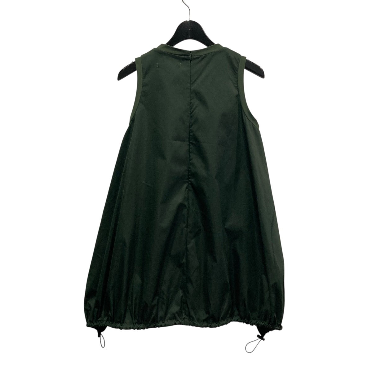 アンスリード UN3D． DRAPE COCOON TOP ノースリーブカットソー 522542701101-01 グリーン サイズ：38 UN3D．(アンスリード) DRAPE COCOON TOPノースリーブカットソー