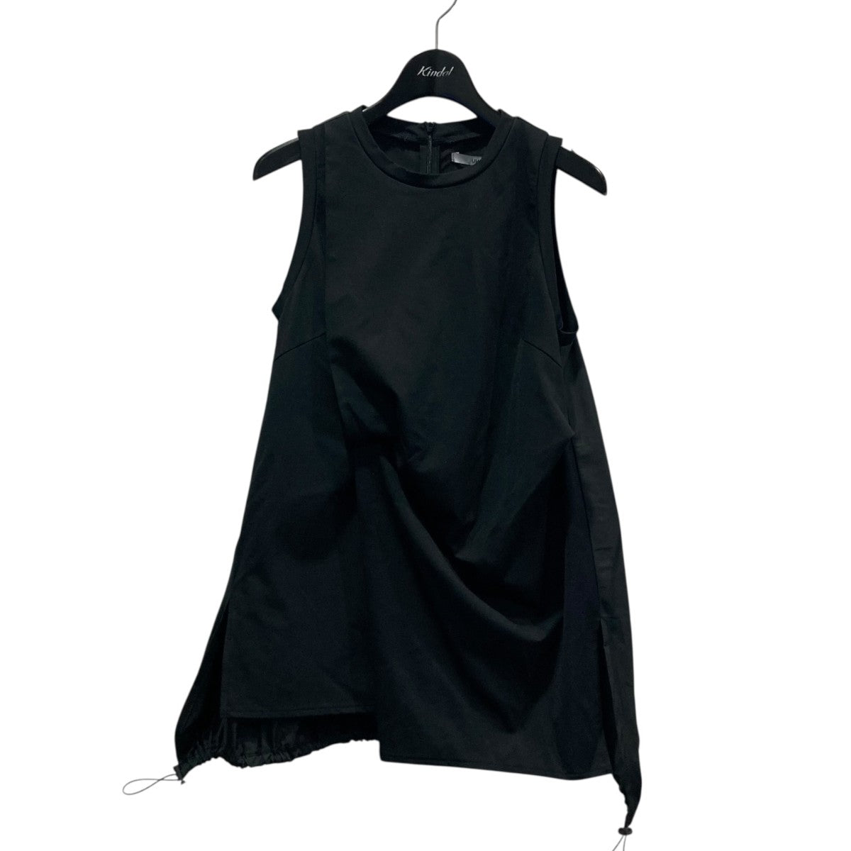 【美品】UN3D アンスリード タックギャザー ビスチェ レザー キャミソール UN3D.（アンスリード）の「タックギャザービスチェ