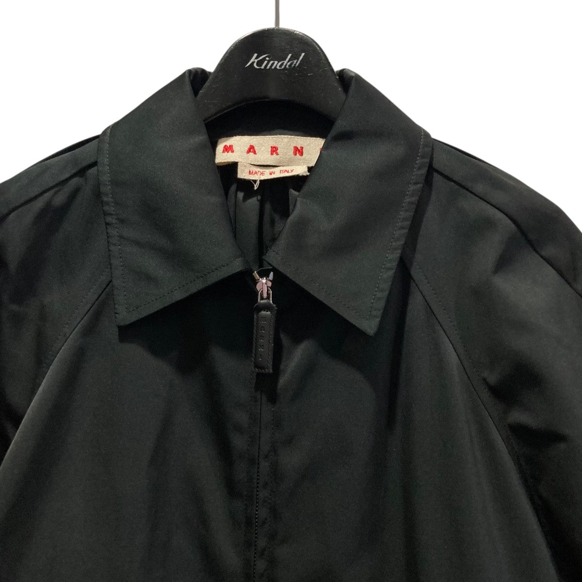 【極美品】マルニ フーデッド ジャケット ブラック 40サイズ 2024年 極美品】マルニ フーデッド ジャケット ブラック 40サイズ 2024