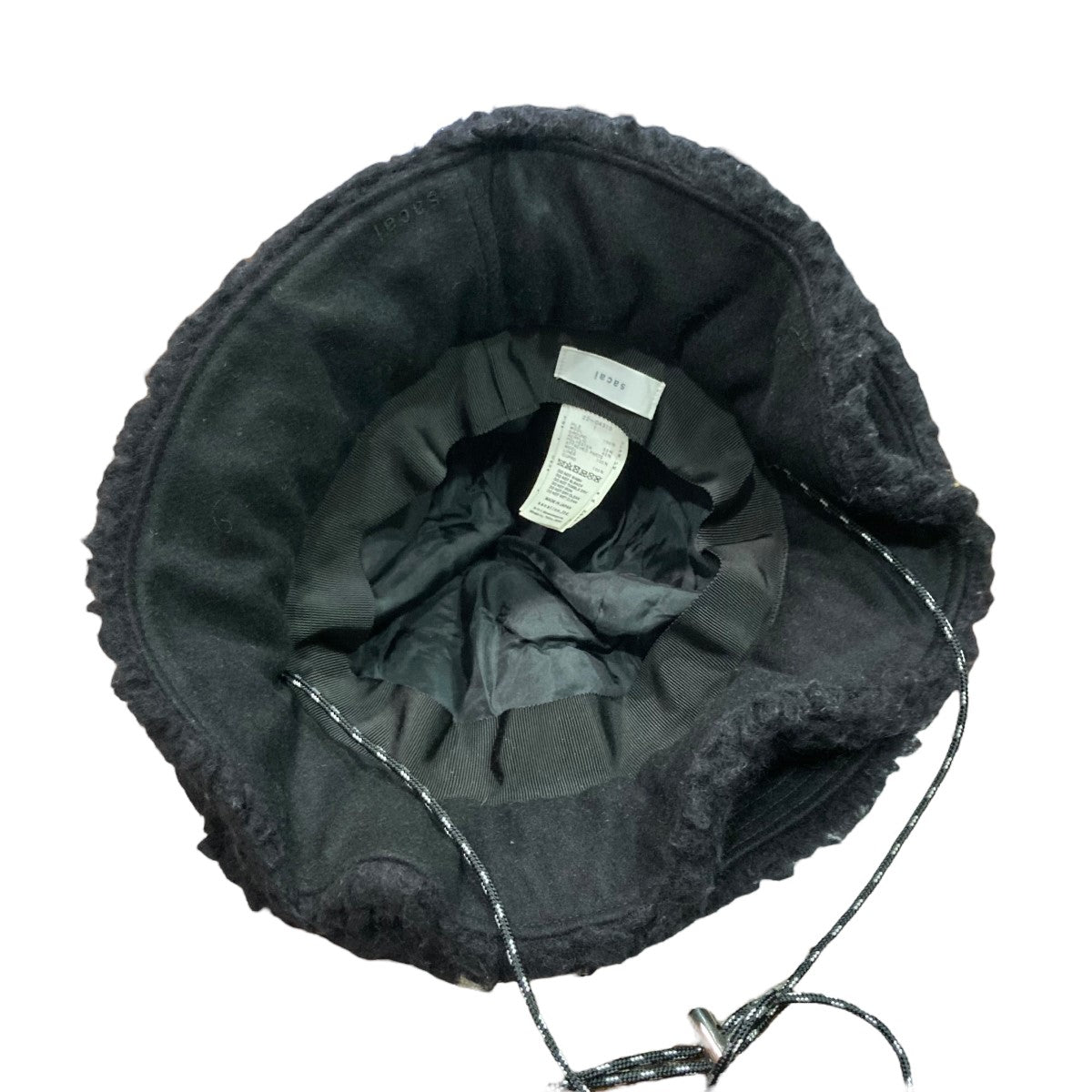 sacai(サカイ) 22AWDouble Brim hatボアバケットハット22-0431S 22