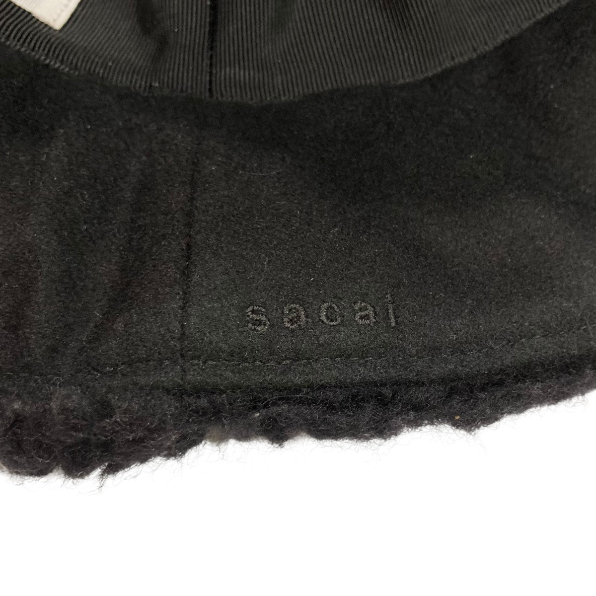 sacai(サカイ) 22AWDouble Brim hatボアバケットハット22-0431S 22