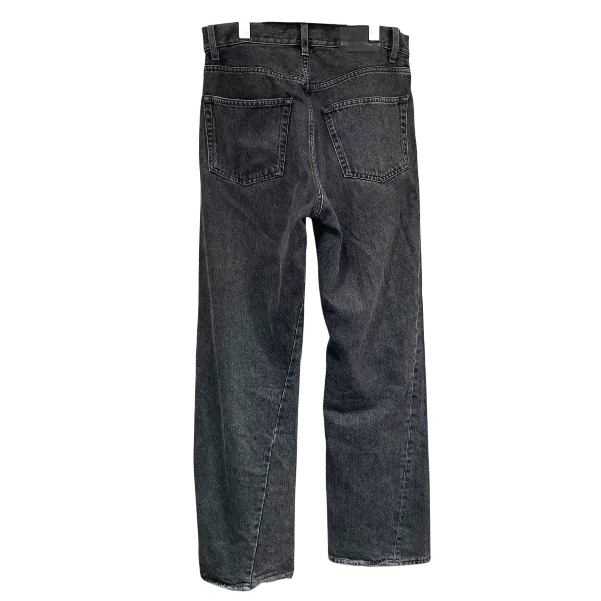 WIDE TWIST WASHED BLACKワイドツイストデニムパンツ5094
