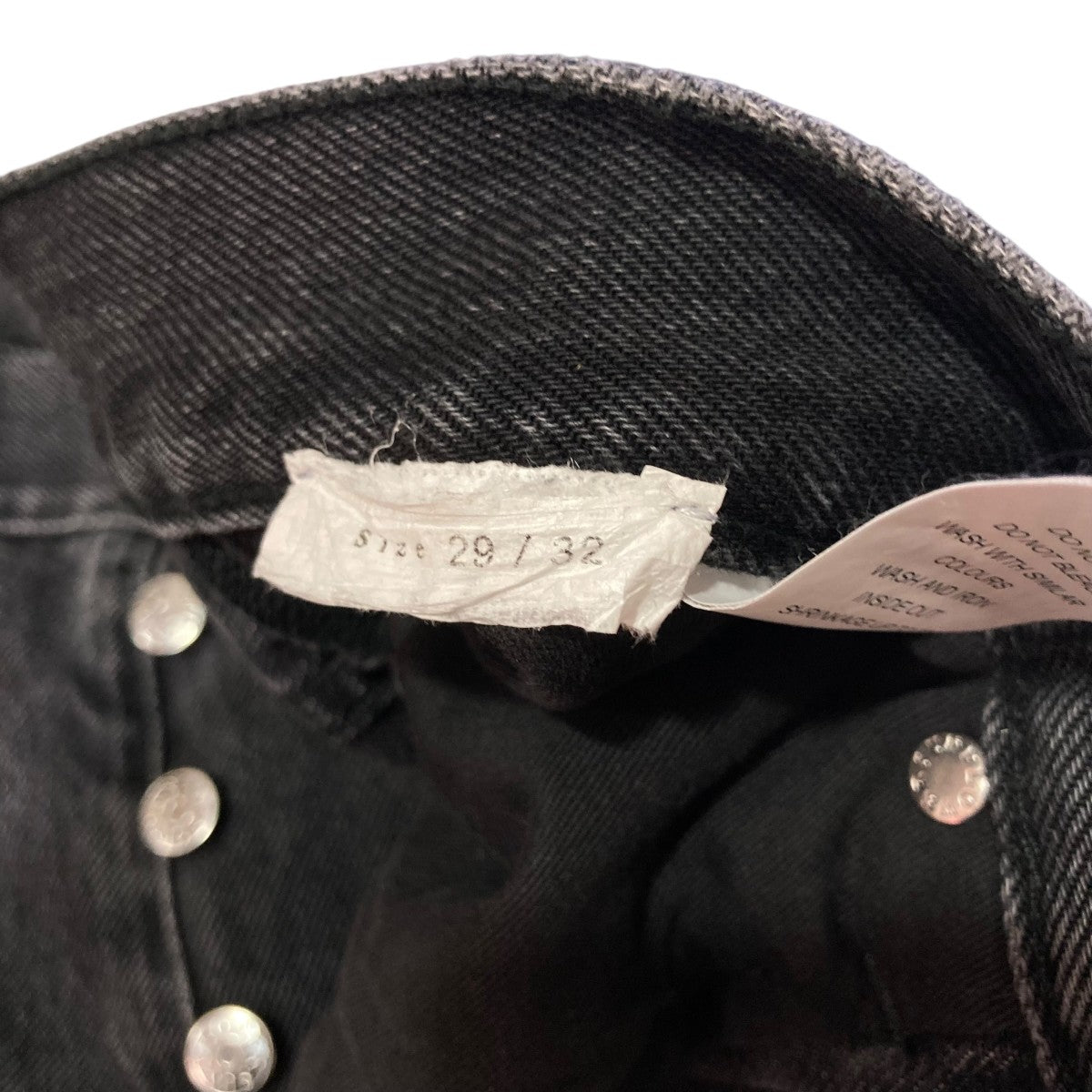 SUNFLOWER(サンフラワー) WIDE TWIST WASHED BLACKワイドツイスト