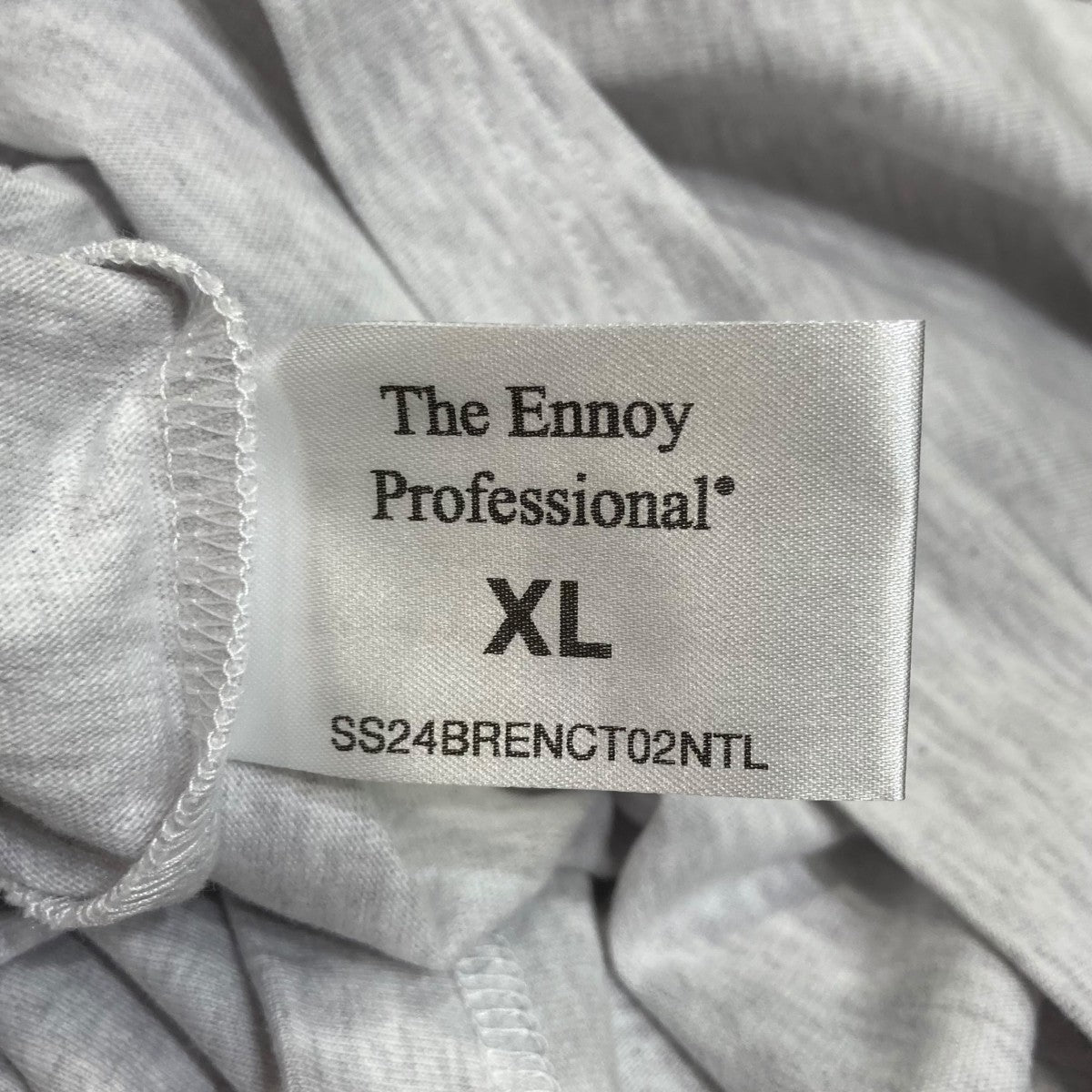 ENNOY 24SSラバーロゴTシャツSS24BRENCT02NTL 古着・中古-5枚目のアイテム画像