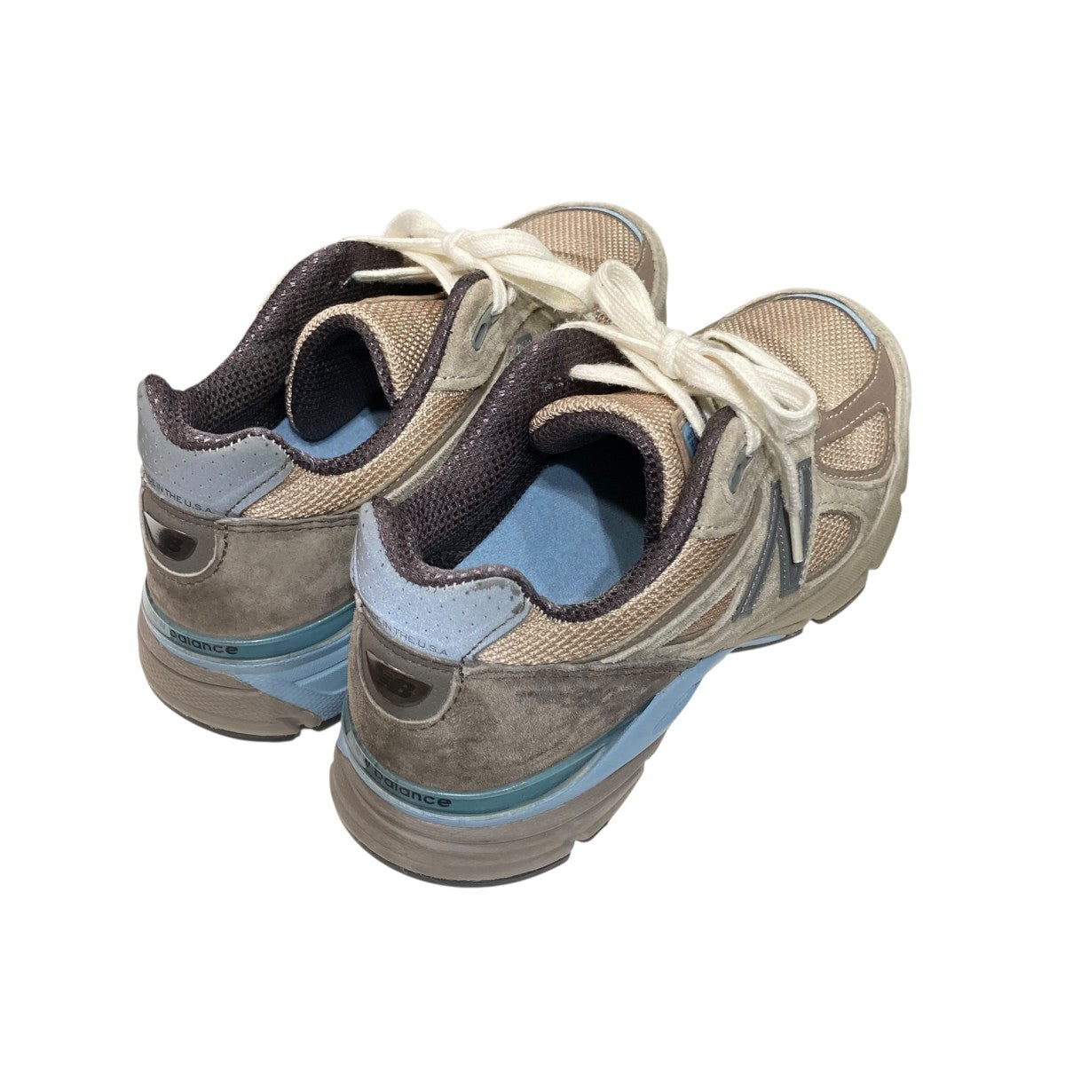 NEW BALANCE×AURALEE スニーカーU990AR4 U990AR4 グレー系 サイズ 24cm