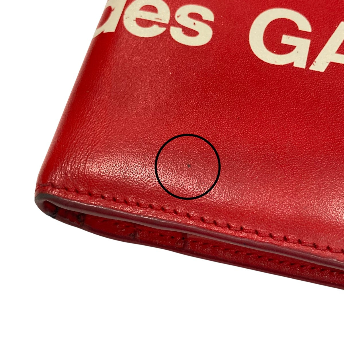 COMME des GARCONS レッド二つ折り財布 コムデギャルソン COMME des GARCONS 二つ折り財布 2つ折り