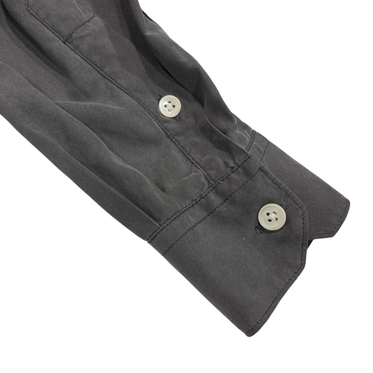 OUR LEGACY(アワーレガシー) INITIAL SHIRT長袖シルクシャツ グレー