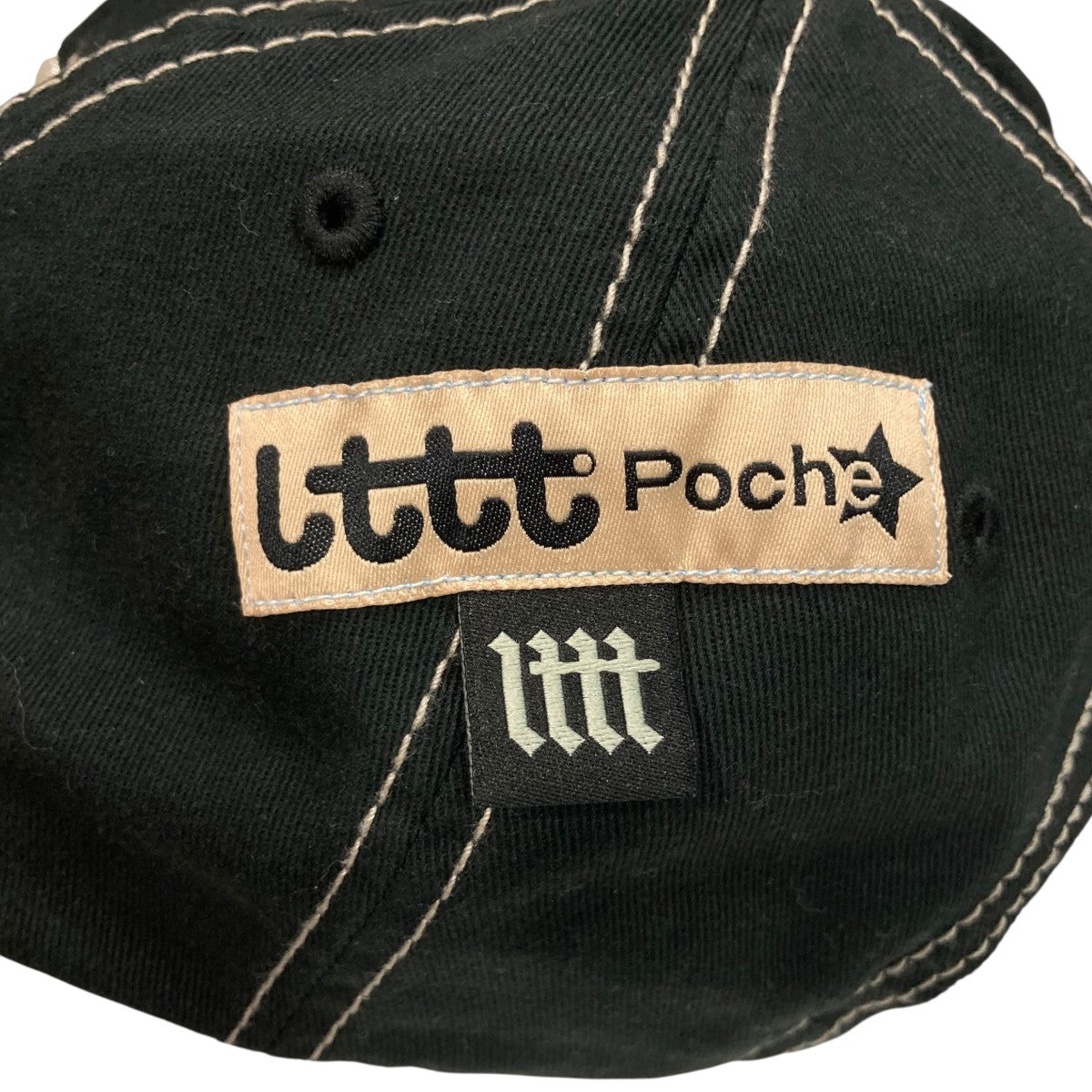 大人気 LTTT 黒の刺繍ベースボールキャップ 小東京卓球 キャップ LTTT(Little Tokyo Table Tennis) リトル東京卓球 キャップ