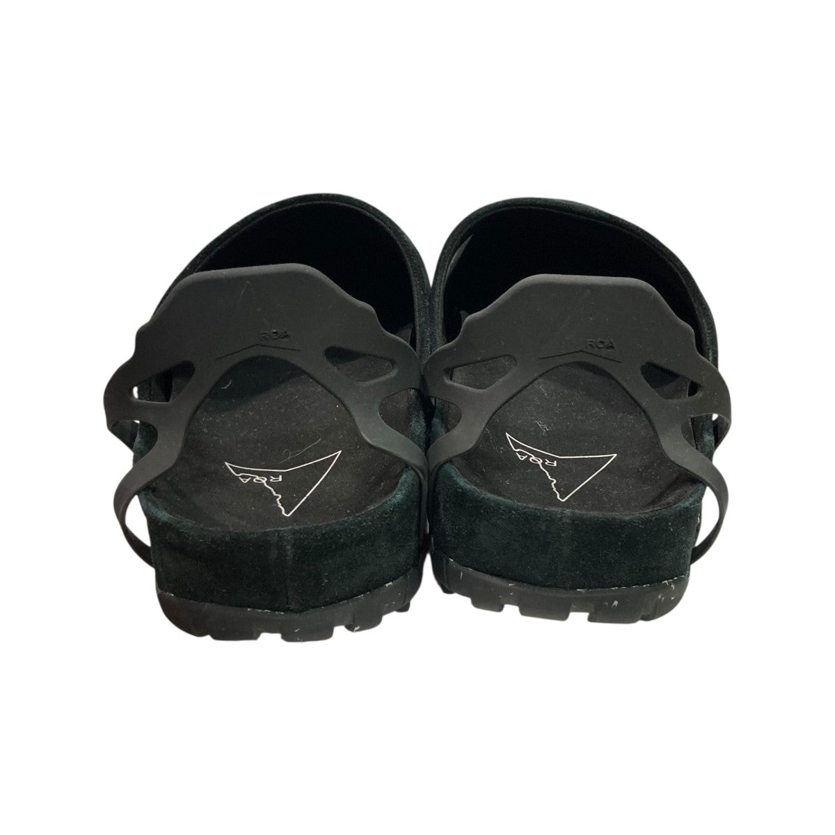 ROA(ロア) FEDAIAスウェードサンダル ブラック サイズ 43